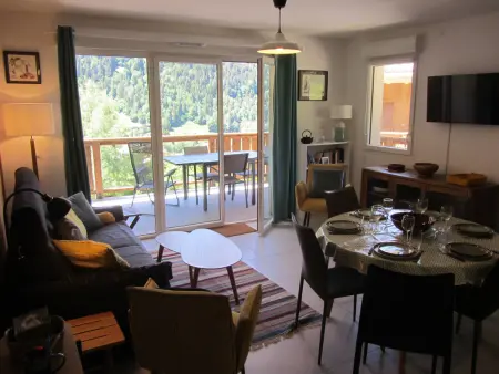 Location appartement à Les Contamines Montjoie, Appartement spacieux vue montagne - 6 pers.