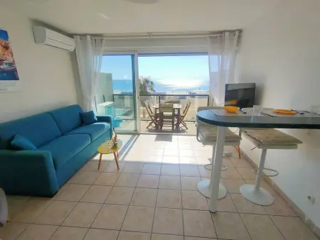 Studio face à la plage avec parking à Canet-Plage : photo 2