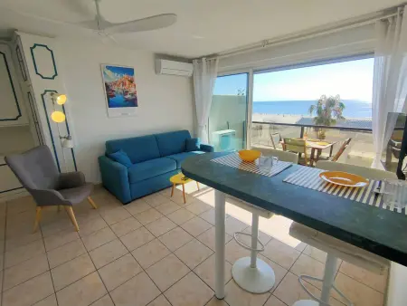 Studio face à la plage avec parking à Canet-Plage : photo 5