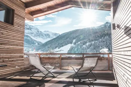 Maison 3 chambres Wolkenstein, terrasse vue montagnes : photo 7