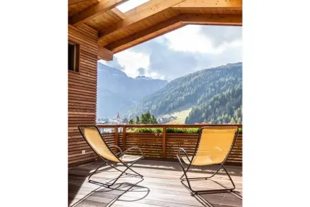 Maison 3 chambres Wolkenstein, terrasse vue montagnes : photo 8