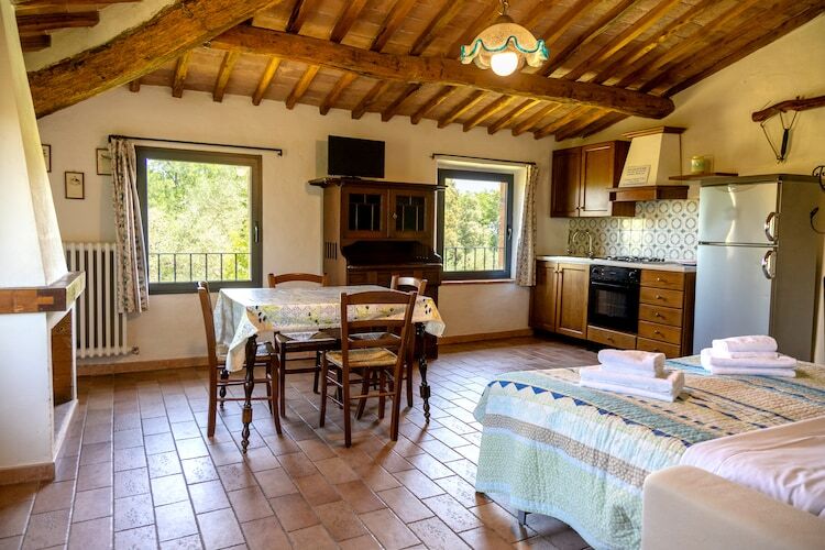 Maison rurale 4 pers. près de Sienne, piscine partagée - Photo 8