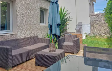 Appartement 2 chambres avec jardin à 850 m de la plage : photo 7