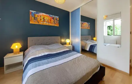 Appartement 2 chambres avec jardin à 850 m de la plage : photo 14