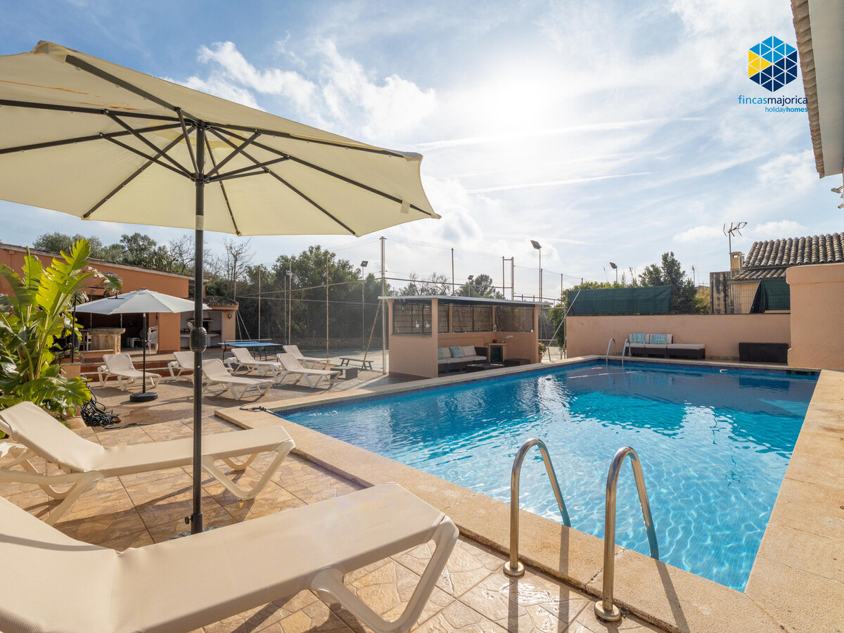 Villa 11 pers. Sa Cabaneta : piscine 30m, tennis, jacuzzi - Photo 3