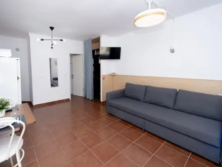 Studio première ligne de plage à Roses avec parking : photo 5