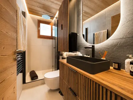 Appartement Cocon vue montagne balcon Sud – Notre-Dame-de-Bellecombe : photo 9