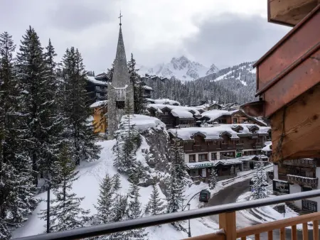 Appartement 3 chambres, centre Courchevel, balcons vue station : photo 14
