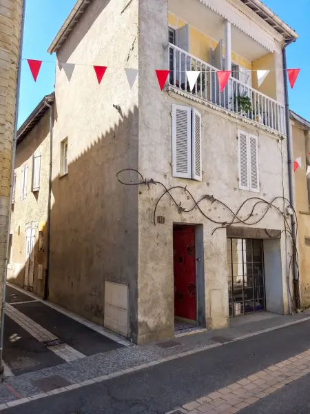 Maison avec balcon et vue jardin à Aire-sur-l'Adour, 4 pers. : photo 12