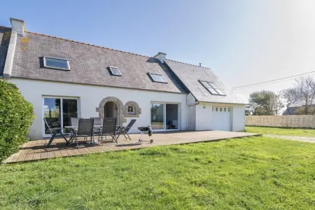 Location maison à Ploudalmézeau, Maison familiale à deux pas de la plage