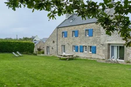 Location maison à Lampaul Ploudalmézeau, Maison de vacances avec jardin près de la plage de Lampaul