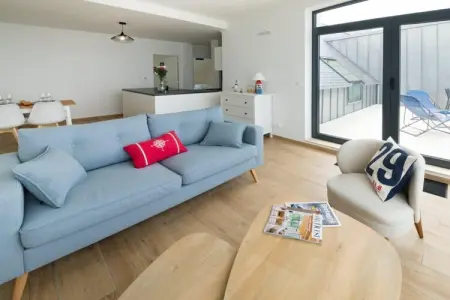Location appartement à Porspoder, Appartement luxueux avec une vue magnifique sur la mer