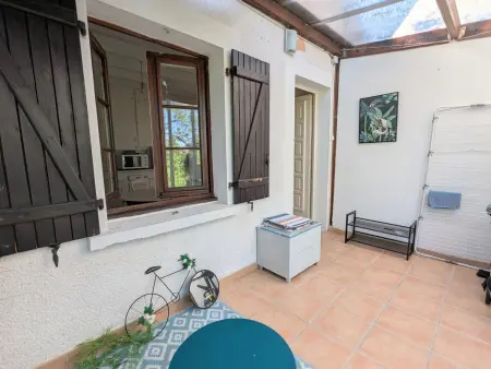 Gîte Saint-Marcel, 4 pers. – Jardin clos & véranda : photo 19