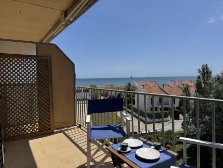 Appartement 100 m plage, climatisé, parking couvert : photo 1