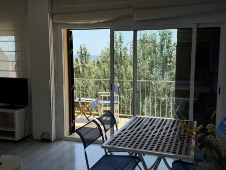 Appartement 100 m plage, climatisé, parking couvert : photo 6