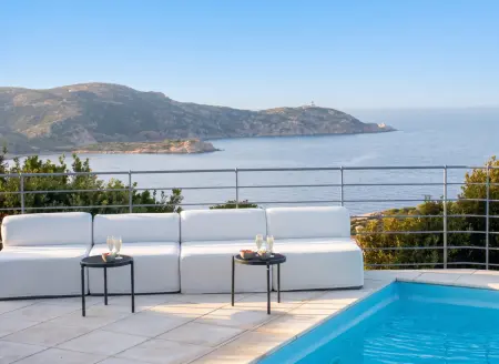 Villa avec piscine privée et vue mer à Calvi, 4 chambres : photo 2