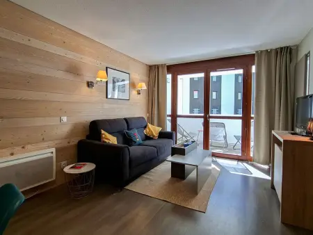 Appartement 3 pièces avec piscine privée à Flaine, 6 pers. : photo 2
