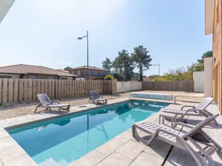 Villa moderne 8 pers., piscine chauffée à Mimizan : photo 13