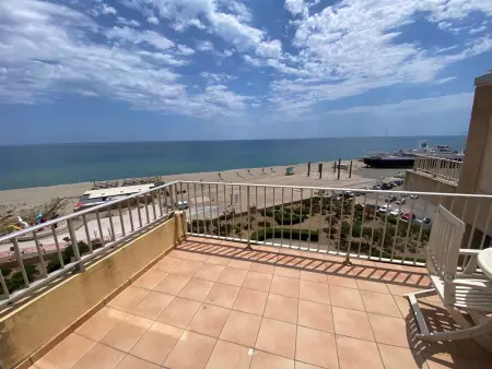Duplex vue mer au Barcarès, 6 pers., terrasse 14m² : photo 6