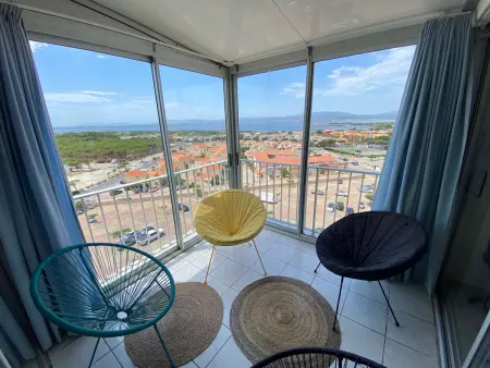 Duplex vue mer au Barcarès, 6 pers., terrasse 14m² : photo 16