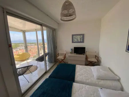 Duplex vue mer au Barcarès, 6 pers., terrasse 14m² : photo 18
