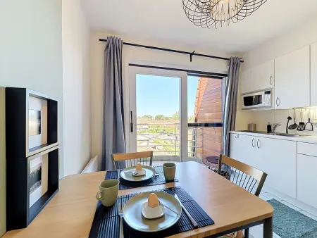 Appartement avec piscine et balcon à Bredene, proche plage : photo 14
