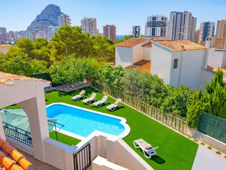 Villa 3 chambres piscine chauffée 9x4m à Calpe : photo 3