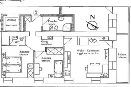 Maison 7 personnes à Sexten, 800 m des pistes : photo 15