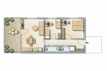 Maison Praepositus à Natz-Schabs, loggia privée : photo 35