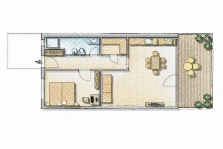 Maison Praepositus à Natz-Schabs, loggia privée : photo 36