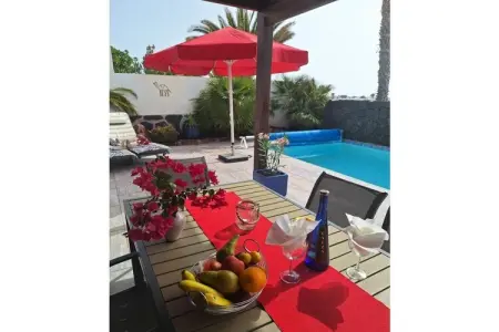 Villa El Paraiso à Playa Blanca, 3 chambres, piscine : photo 15