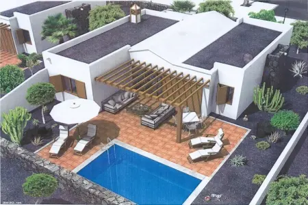 Villa El Paraiso à Playa Blanca, 3 chambres, piscine : photo 41