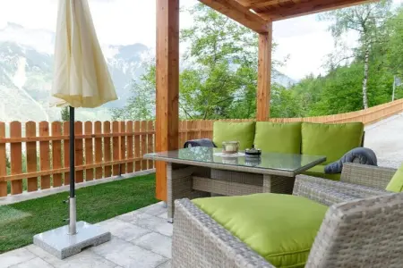 Chalet montagnard à Partschins, 2 chambres, jardin avec jeux : photo 5