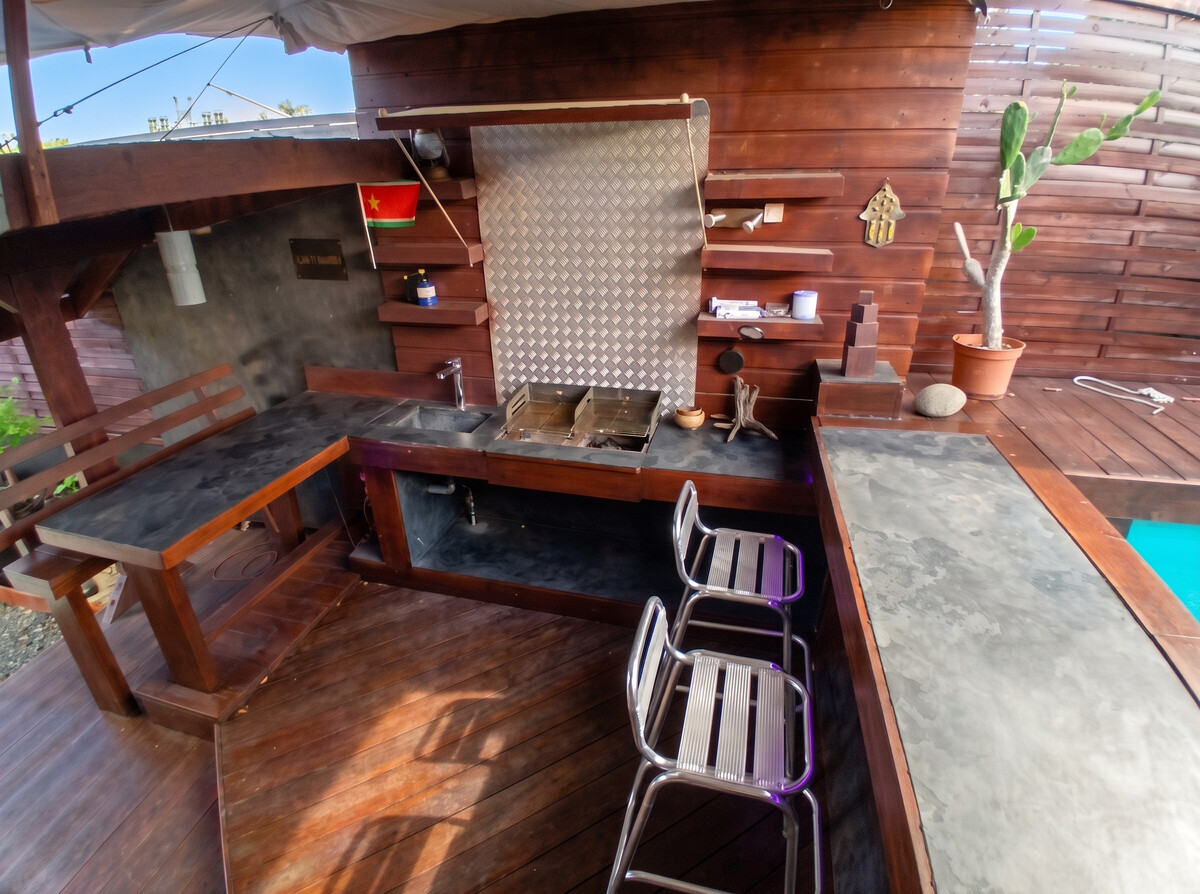 Villa avec piscine privée à Le Gosier, 6 personnes, 3 chambres - Photo 3
