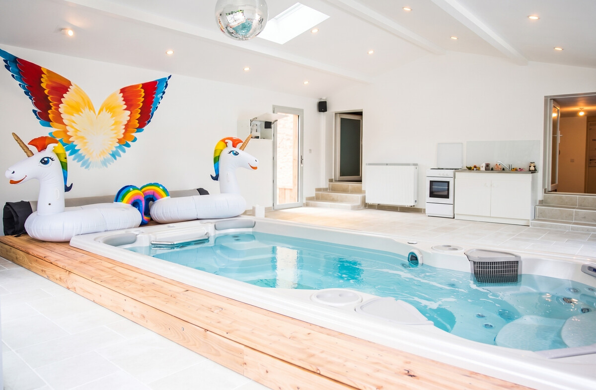 Maison 12 pers. avec spa de nage & ventriglisse à Saint-Junien - Photo 12