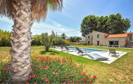 Maison piscine privée Saint-Génis-des-Fontaines 11 pers. : photo 2
