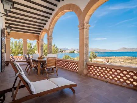 Es Clot, villa face mer à Alcúdia, 8 pers., climatisation : photo 7