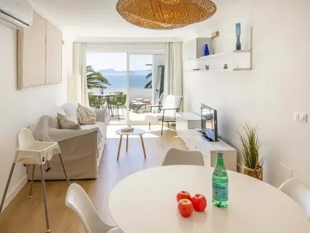 Appartement vue mer Alcúdia - Terrasse face à la plage : photo 3