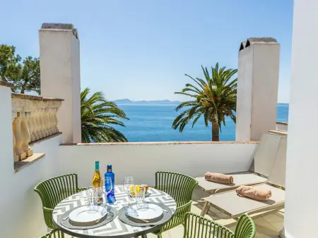 Appartement vue mer Alcúdia - Terrasse face à la plage : photo 12