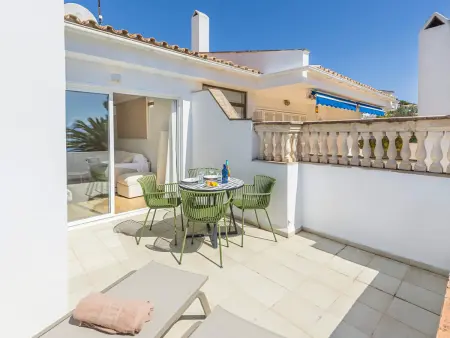 Appartement vue mer Alcúdia - Terrasse face à la plage : photo 21