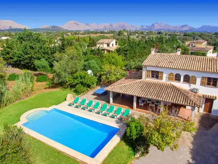Location villa à Port de Pollença, Villa espagnole avec piscine privée - 4 pers.