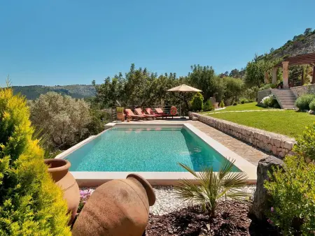 Villa La Salve D'Alt vue baie à Pollença, piscine : photo 2