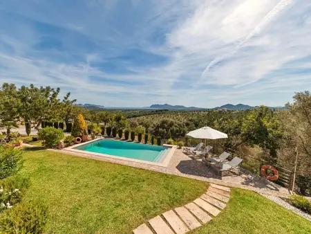 Villa La Salve D'Alt vue baie à Pollença, piscine : photo 7