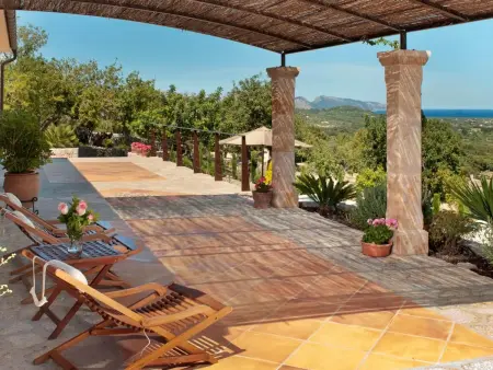 Villa La Salve D'Alt vue baie à Pollença, piscine : photo 10