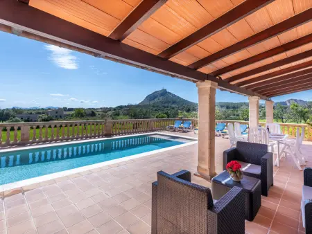 Villa avec vue mer et piscine privée à Alcúdia, 3 chambres : photo 5