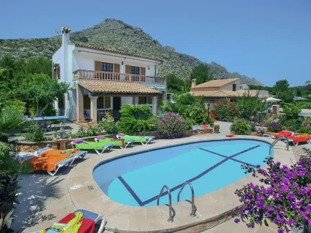 Location villa à Pollença, Villa avec piscine privée et clim - 10 pers.