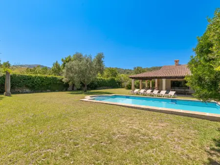 Villa Can Colom - Pierre, piscine & vue Puig de Maria : photo 5