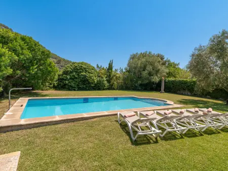 Villa Can Colom - Pierre, piscine & vue Puig de Maria : photo 7