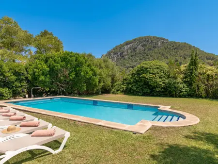 Villa Can Colom - Pierre, piscine & vue Puig de Maria : photo 9