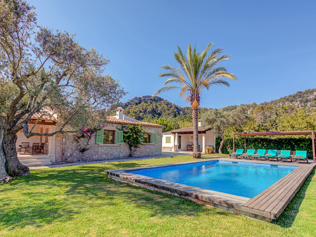 Villa Gallardo à Pollença : piscine privée, vue montagnes - Photo 3